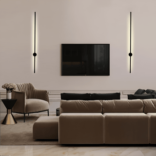 Yohan Pole Lights Opulent Modern  Vintage Brass Accent Lighting
