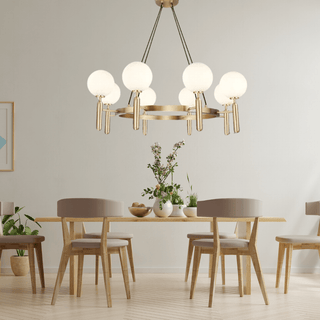 Diana Orb Ball Chandelier Modern  Ultra Slim LED Panel Lighting