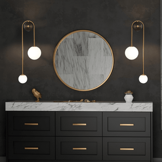 Alice Orb LED Wall Lamp Modern  Contemporary Crystal Statement Fixture
