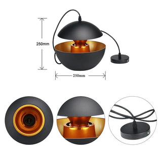 Nordic Apple Modern  Art Deco Inspired Illumination
