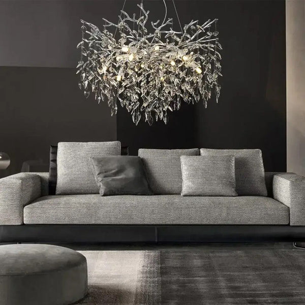 Zynella Chrome Branch Chandelier