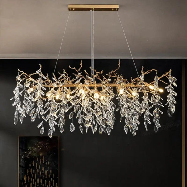 Zynella Chrome Branch Chandelier