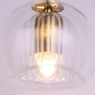 Mizan Glass Pendant Modern  Bohemian Rattan Woven Pendant
