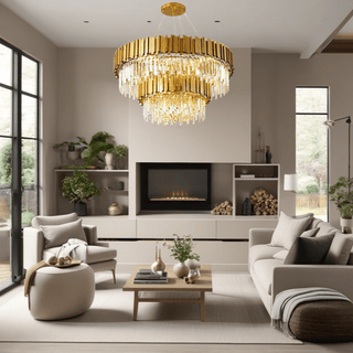 Queen Elizabeth Chandelier Premium Modern  Scandinavian Wooden Accent Light