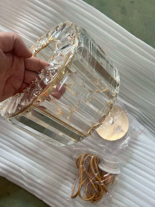 Danielle Crystal Pendant Modern  Contemporary Crystal Statement Fixture