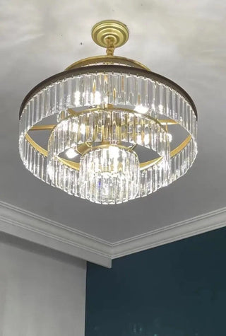 Gemini Chandelier Modern  Luxury Gold Frame Light Fitting