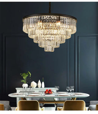 Gemini Chandelier Modern  Luxury Gold Frame Light Fitting
