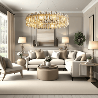 Tooley Crystal Chandelier Refined Modern  Sleek Linear Suspension Light
