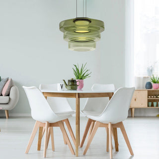 Scandinavian Glass Pendant Chic Modern  Elegant Teardrop LED Pendant