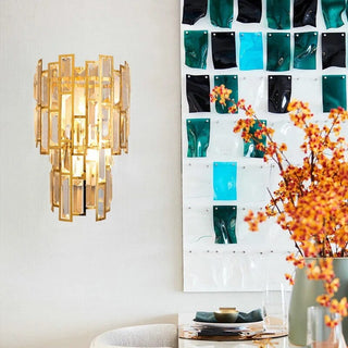 Royal Chariot Wall Lamps Chic Modern  Contemporary Crystal Statement Fixture