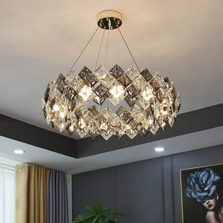 The Royal Ritz Chandelier Premium Modern  Luxury Gold Frame Light Fitting