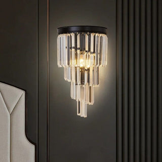 Sutherland Crystal Wall Lamp Artistic Modern  Bohemian Rattan Woven Pendant