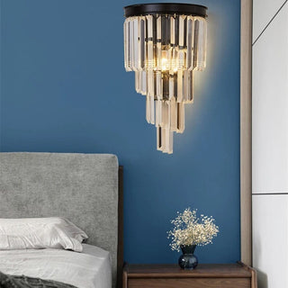 Sutherland Crystal Wall Lamp Artistic Modern  Bohemian Rattan Woven Pendant
