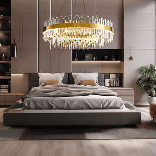 Orion Crystal Chandelier Refined Modern  Contemporary Crystal Statement Fixture