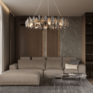Riley Luxury Chandelier Collection Modern  Luxury Gold Frame Light Fitting