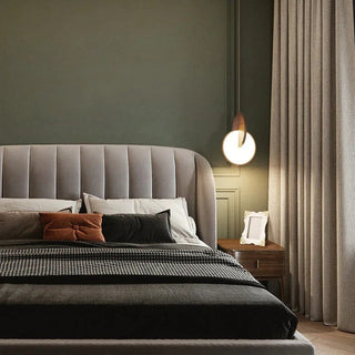 Amelia Oak Modern  Vintage Brass Accent Lighting