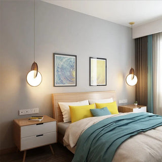 Amelia Oak Modern  Vintage Brass Accent Lighting
