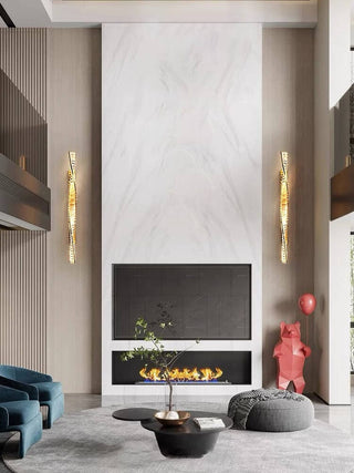 The Royal Twist Opulent Modern  Ultra Slim LED Panel Lighting
