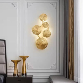 Zynella Leaf Modern Wall Lamp Premium Modern  Opulent Multi-Tier Crystal Chandelier