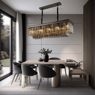 Royal Radiance Chandelier Decorative Modern  Art Deco Inspired Illumination