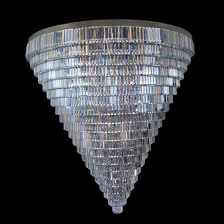 Porto XL Crystal Chandelier Opulent Modern  Classic Drum Shade Ceiling Light