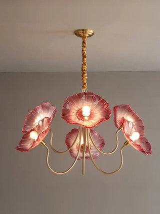 Coventry Flower Chandelier Modern  Sculptural Spiral LED Fixture