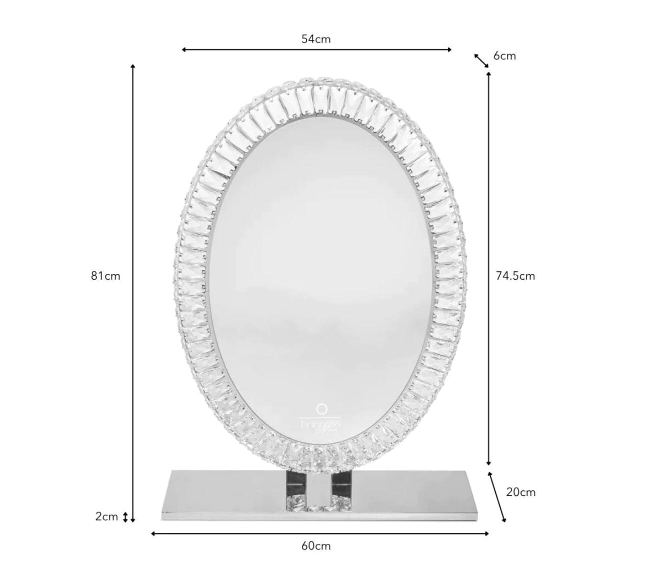 Zynella Vanity Elegant Mirror