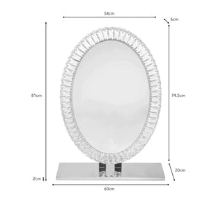 Zynella Vanity Mirror Modern Elegant Teardrop LED Pendant
