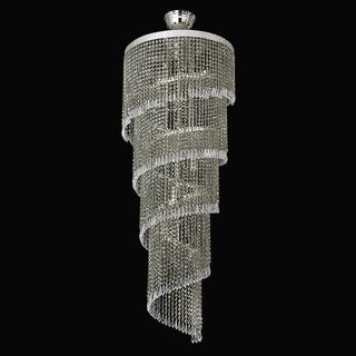 Babylon Crystal Chandelier Modern  Scandinavian Wooden Accent Light