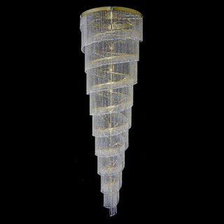 Babylon Crystal Chandelier Modern  Scandinavian Wooden Accent Light