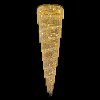 Babylon Crystal Chandelier Modern  Scandinavian Wooden Accent Light