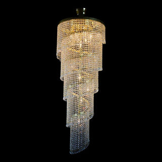 Babylon Crystal Chandelier Modern  Scandinavian Wooden Accent Light