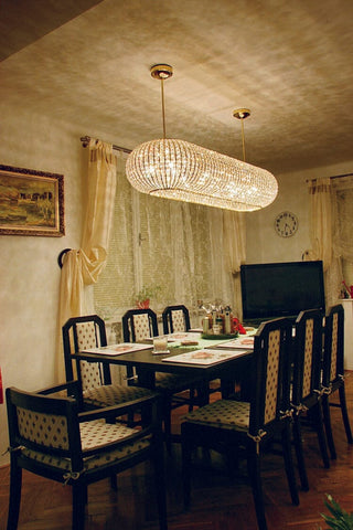 Macau Crystal Chandelier Modern  Luxury Marble Base Table Lamp