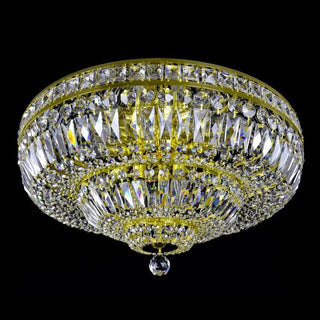 Lisbon Crystal Chandelier Modern  Ornate Antique Finish Fixture