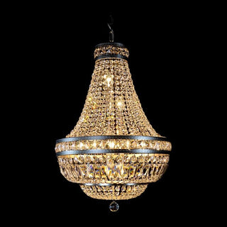 Kingston Crystal Chandelier Modern  Chic Glass Globe Pendant