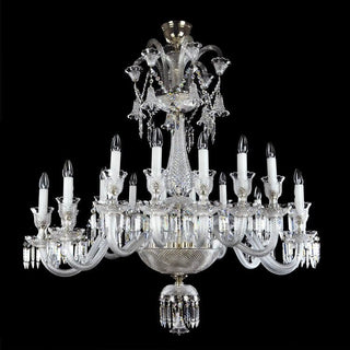 Vesper Crystal Chandelier Chic Modern  Handcrafted Artisan Ceiling Light