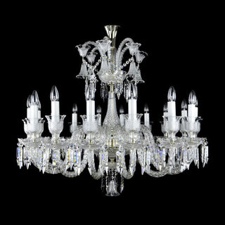 Vesper Crystal Chandelier Chic Modern  Handcrafted Artisan Ceiling Light