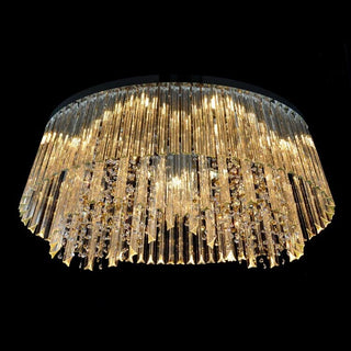 Infinity Crystal Chandelier Modern  Ornate Antique Finish Fixture