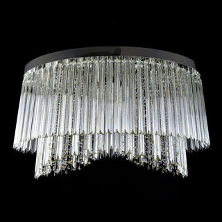 Infinity Crystal Chandelier Modern  Ornate Antique Finish Fixture