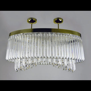 Infinity Crystal Chandelier Modern  Ornate Antique Finish Fixture