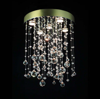 Rainfall Crystal Chandelier Classic Modern  Ornate Antique Finish Fixture
