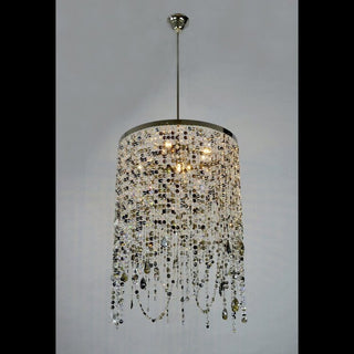 Helly Crystal Chandelier Modern  Ornate Antique Finish Fixture
