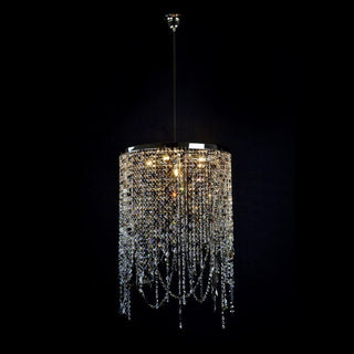 Helly Crystal Chandelier Modern  Ornate Antique Finish Fixture