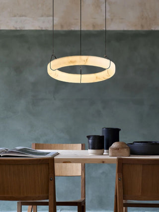Klyra Marble Chandelier Modern  Luxury Marble Base Table Lamp