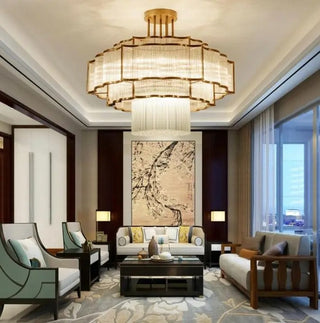 Layered Illume Pendant Modern  Ornate Antique Finish Fixture