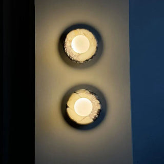 Modern Round Marble Wall Light Modern  Luxury Marble Base Table Lamp