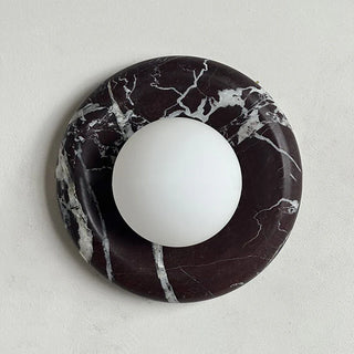 Modern Round Marble Wall Light Modern  Luxury Marble Base Table Lamp