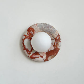 Modern Round Marble Wall Light Modern  Luxury Marble Base Table Lamp