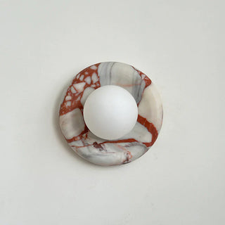 Modern Round Marble Wall Light Modern  Luxury Marble Base Table Lamp