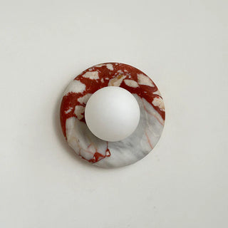 Modern Round Marble Wall Light Modern  Luxury Marble Base Table Lamp